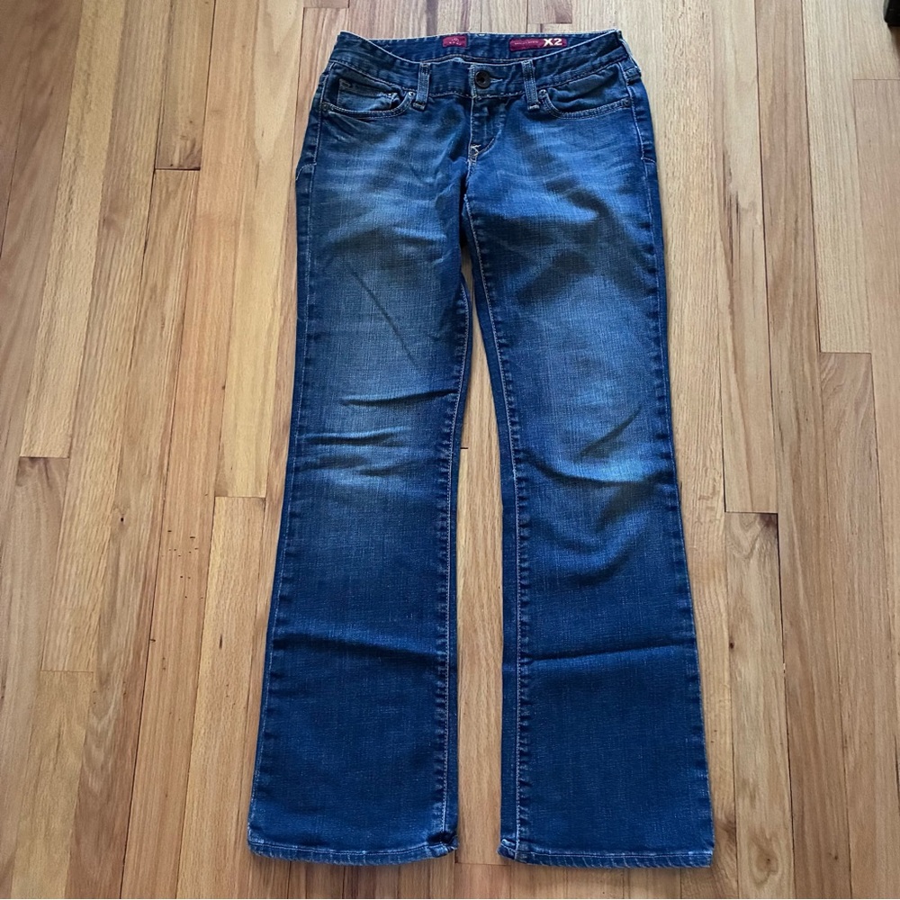 VGUC X2 denim jeans. W01 Boot. Size 4